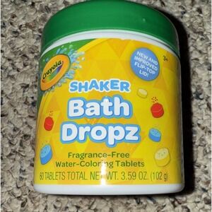 Crayola Bath Dropz Water Colouring Tablets, Kids Bath Bomb Drops 60‎ Tablets